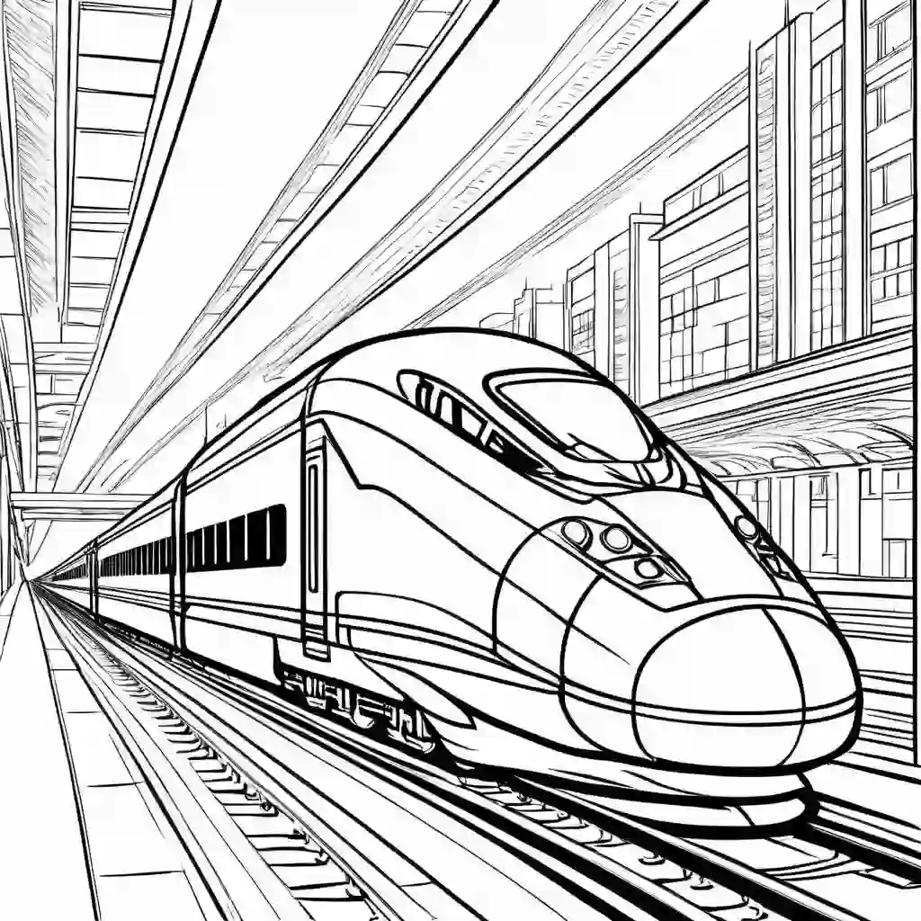 Cyberpunk and Futuristic_Light-Speed Trains_7178.webp